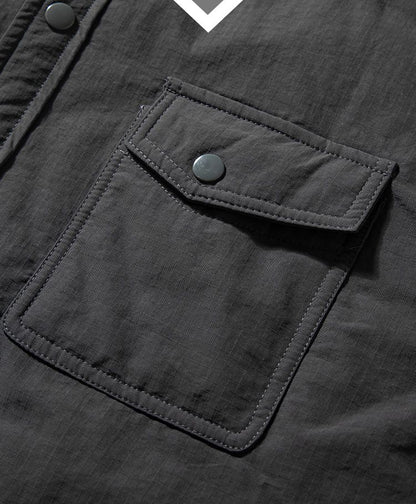 Quilted Lapel Jacket – Windproof Waterproof Oversized Unisex Cotton Padded Coat