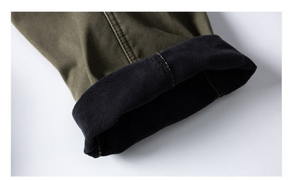 American Vintage Heavyweight Double Pleated Cargo Pants – Wide Leg Drawstring Workwear Trousers for Men | Japanese vintage | yamalin clothes | Yamalinclothes