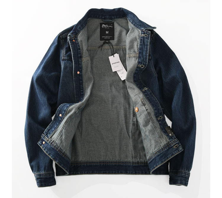 Washed Denim Jacket – Vintage Double Pocket – Coats Jackets | japanese streetwear | vintage workwear | unisex | Yamalinclothes