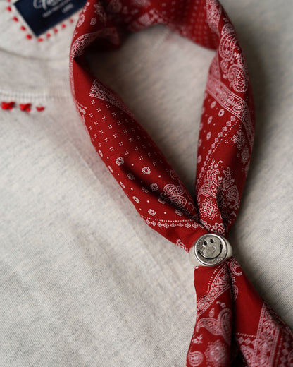 Japanese Paisley Print Bandana – Vintage Square Scarf