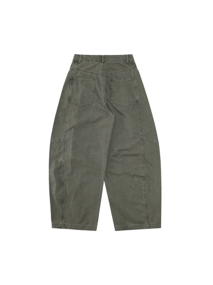 Cargo Cotton Trousers – American Casual Loose Unisex