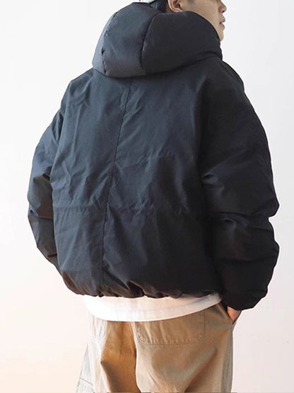 Hooded Padded Jacket – Oversized Drawstring Fit | Yamalinclothes
