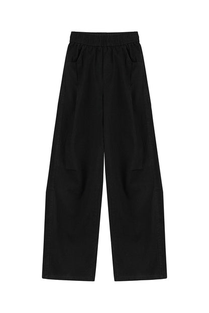 Cotton Utility Pants – Washed Finish & Panel Seams | Yamalinclothes