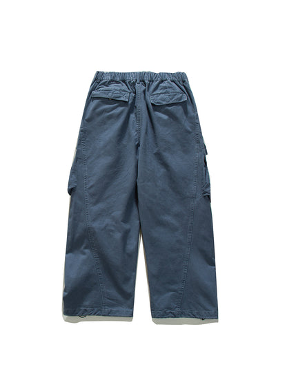 Cotton Cargo Pants – Angled Pockets & Wide Leg | Yamalinclothes