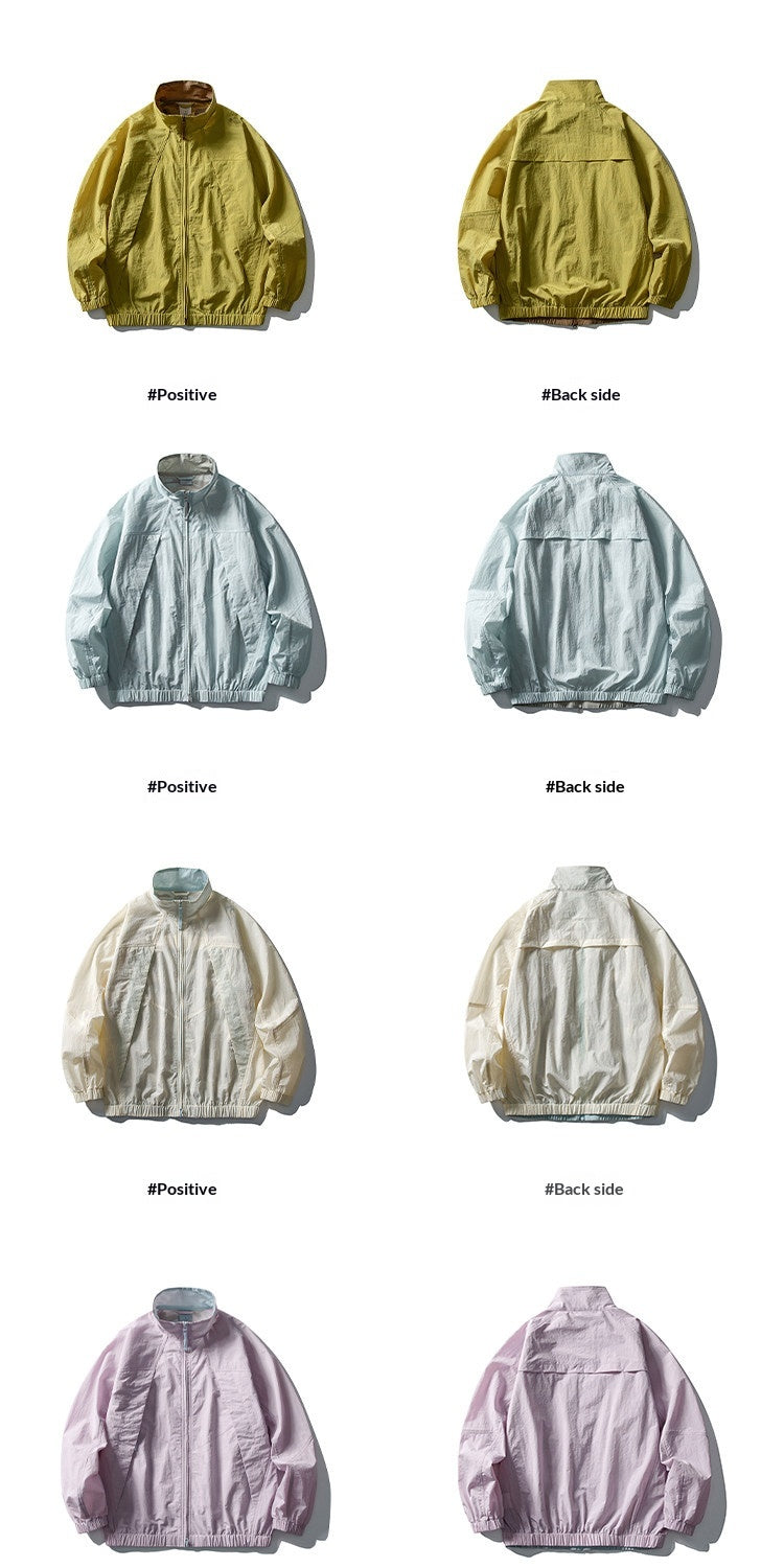 Quick-Dry Stand-Collar Outdoor Jacket – Mountain Oversized Unisex – Japanese vintage | fall outfits 2026 | fall winter outfits | classy winter outfits | lazy comfy outfits | japanese streetwear | vintage workwear | yamalin clothes | Yamalinclothes