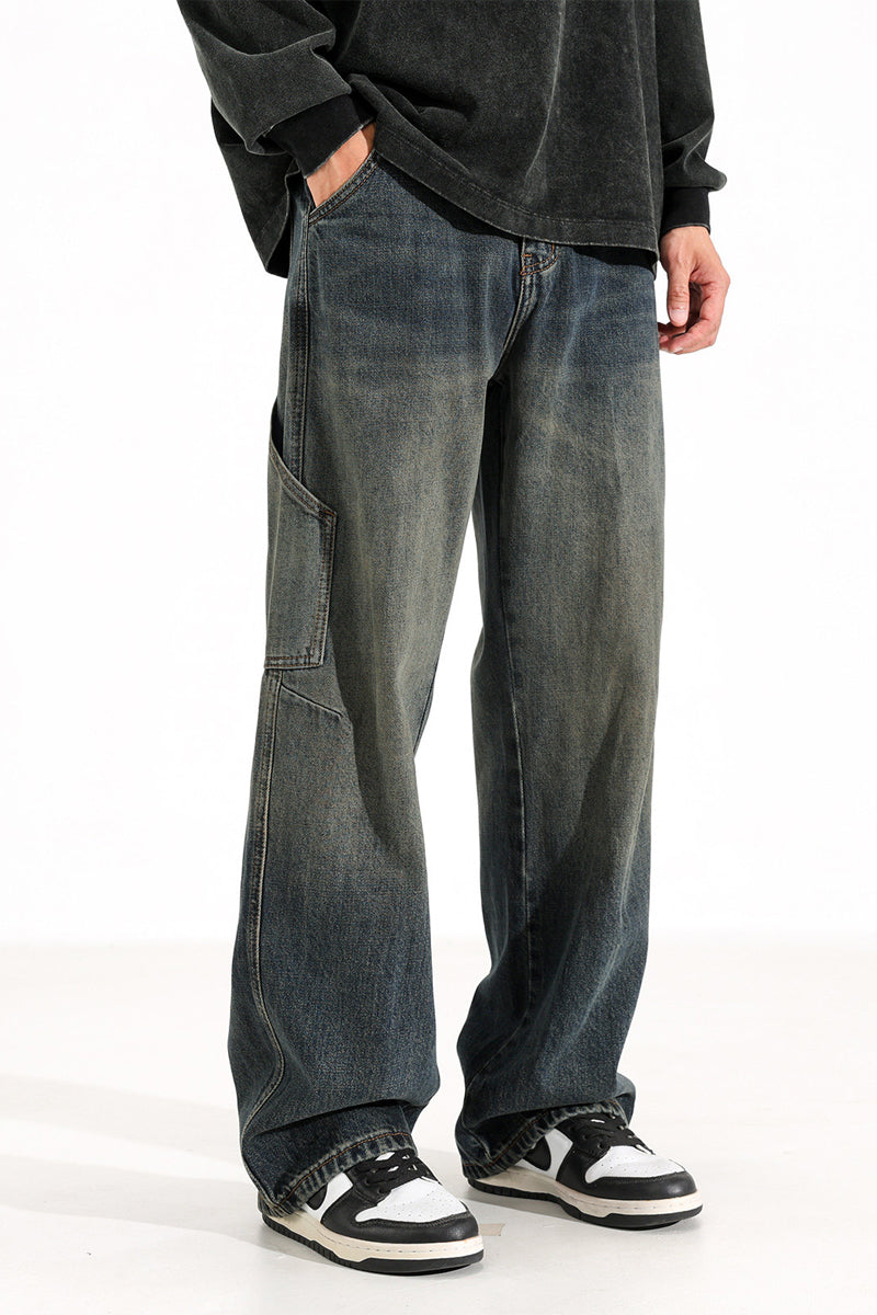 Cargo Jeans – Vintage Wash & Wide Leg | Yamalinclothes