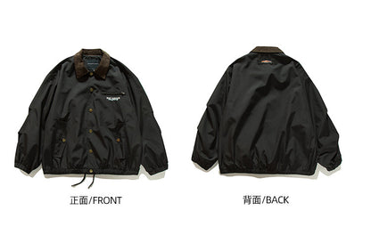 Japanese Vintage Contrast Embroidery Lapel Cargo Jacket – Oversized Unisex – Japanese vintage | yamalin clothes | Yamalinclothes