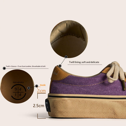 Vintage Japanese Low Top Espadrille Platform Sneakers – Washed Vulcanized Unisex Shoes – Japanese vintage | yamalin clothes | Yamalinclothes