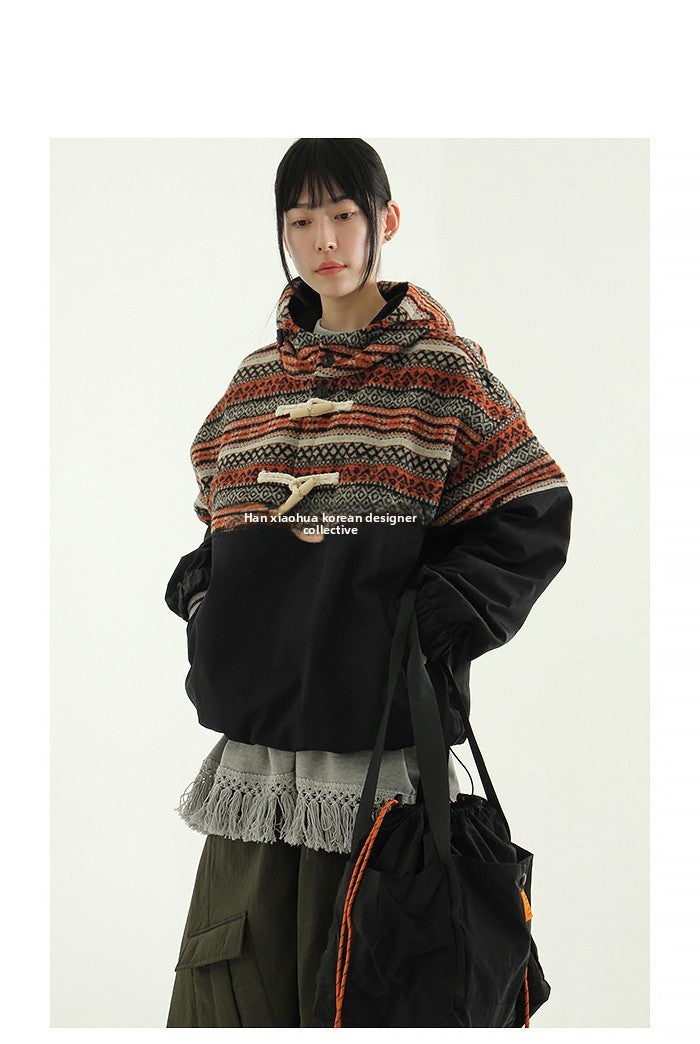 Nordic Toggle Button Hooded Anorak - 25AW Winter Jacket (Unisex)