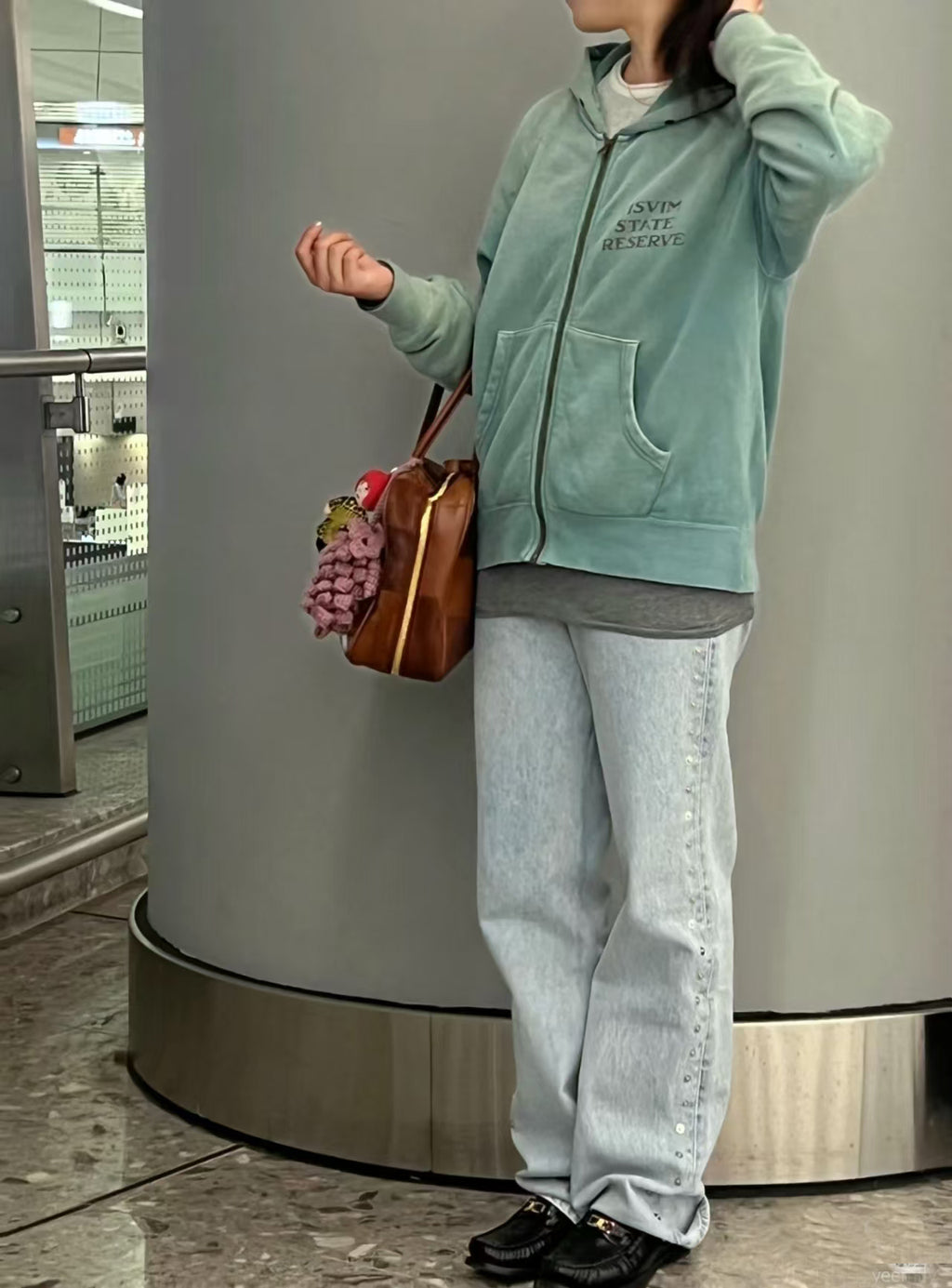 Japanese Trend All-Cotton Washed Vintage Distressed Zipper Hoodie