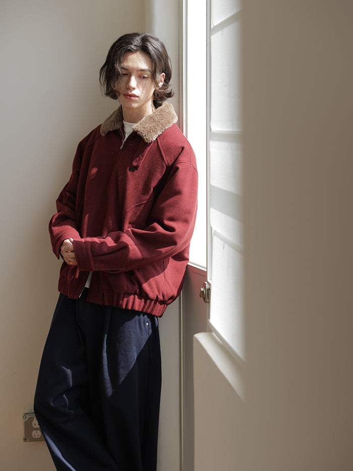 Coke Life Carpem Short Winter Cotton Jacket - Retro Fur Collar Thickened Warm Fashionable Coat