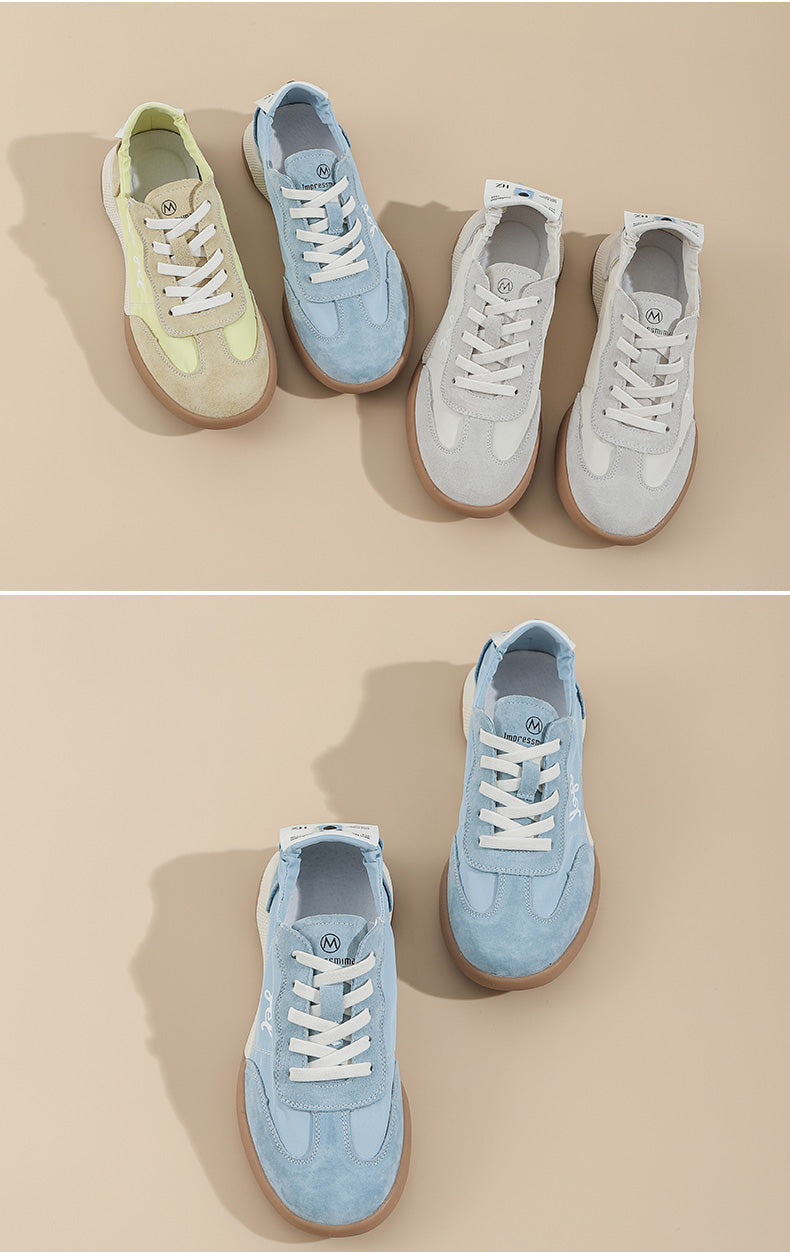 Women's Canvas Forrest Gump Shoes - Soft-Sole Breathable White Casual Sneakers