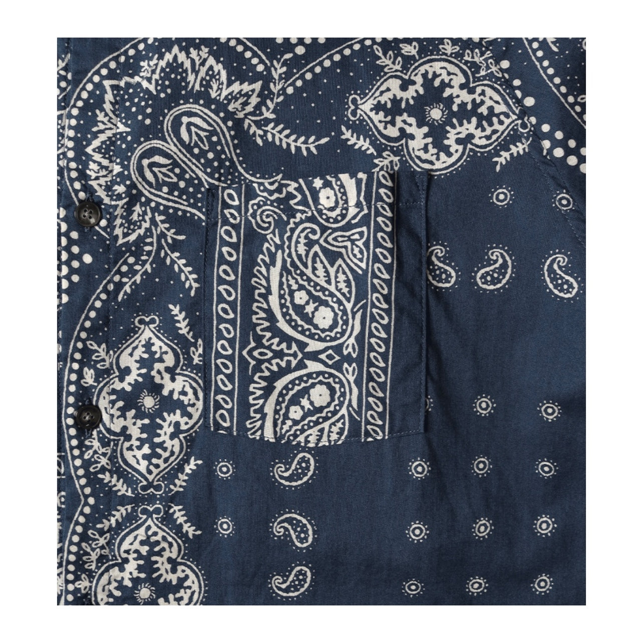 Japanese Style Casual Paisley Breathable Lightweight Turn-Down Collar Loose Long Sleeve Shirt