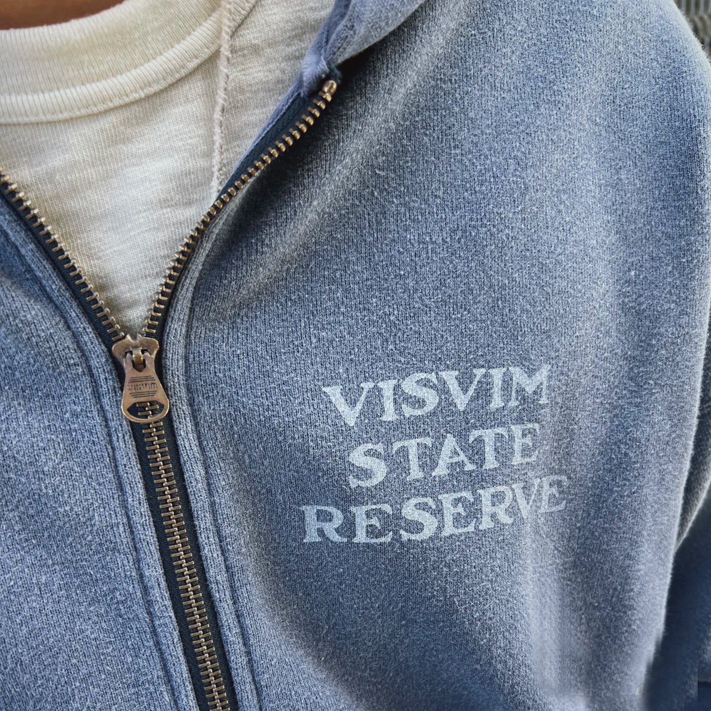 Japanese Trend All-Cotton Washed Vintage Distressed Zipper Hoodie
