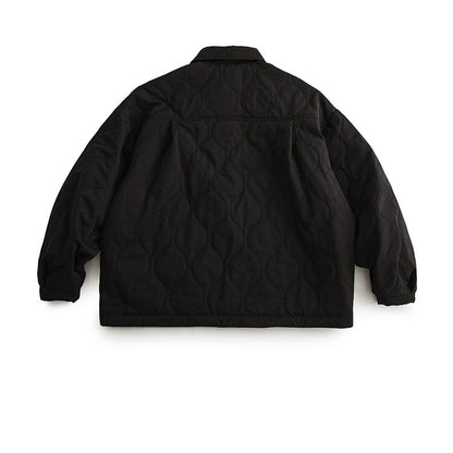 japanese Minimalist Quilted Cotton Jacket - Lightweight Couple Coat