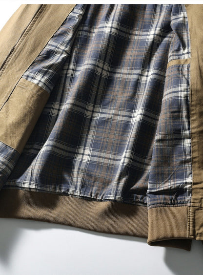 American Vintage Washed Twill Flight Jacket – Oversized Unisex