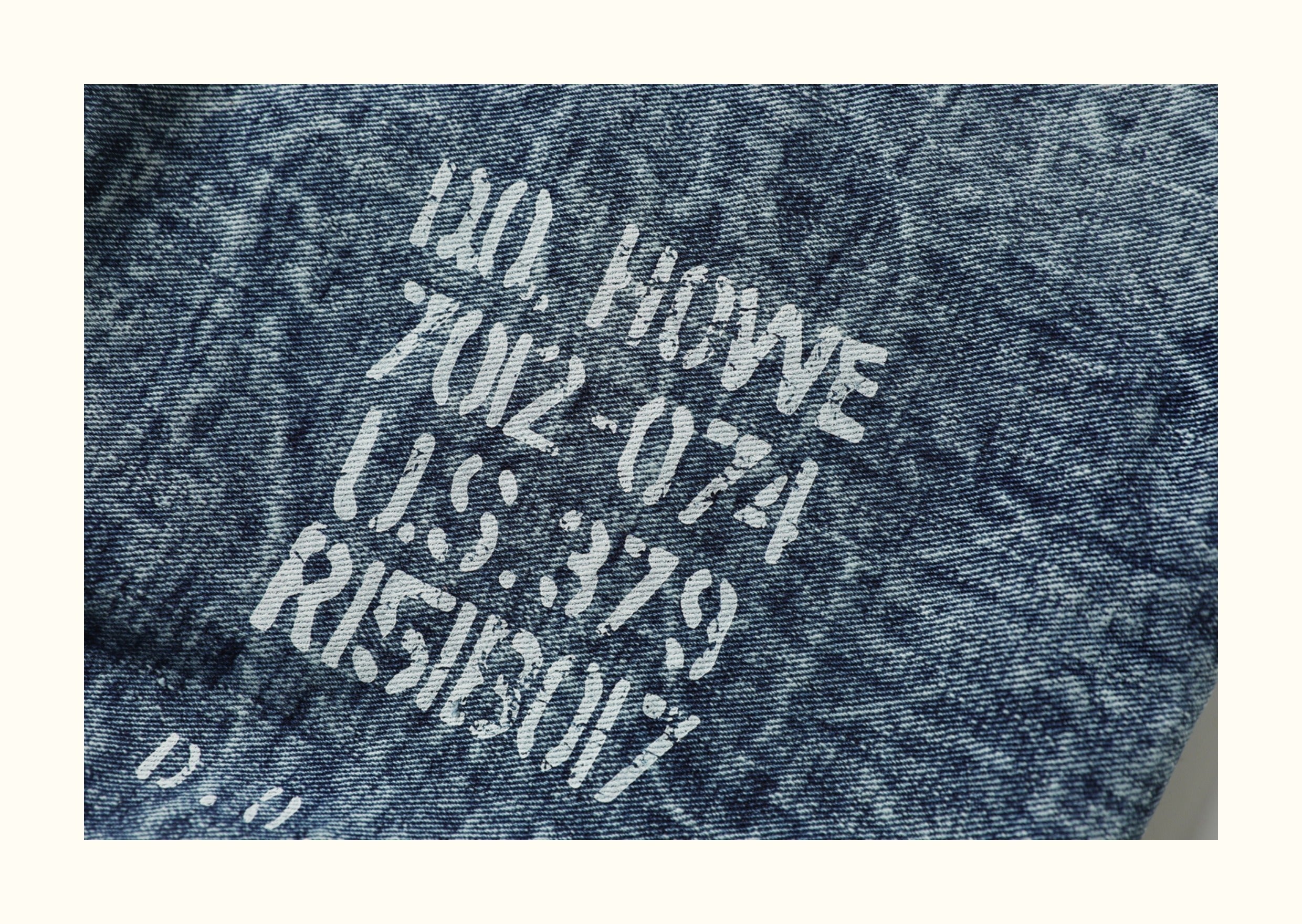 Pure Copper Hardware Imported Vegetable-Tanned Leather Hobo Bag with Denim Large Capacity Casual Bucket Bag Crossbody Bag