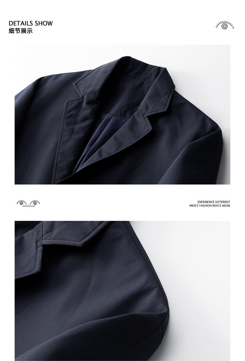 Imported High-End Notched Lapel Blazer - Loose Casual Suit Jacket (Men)