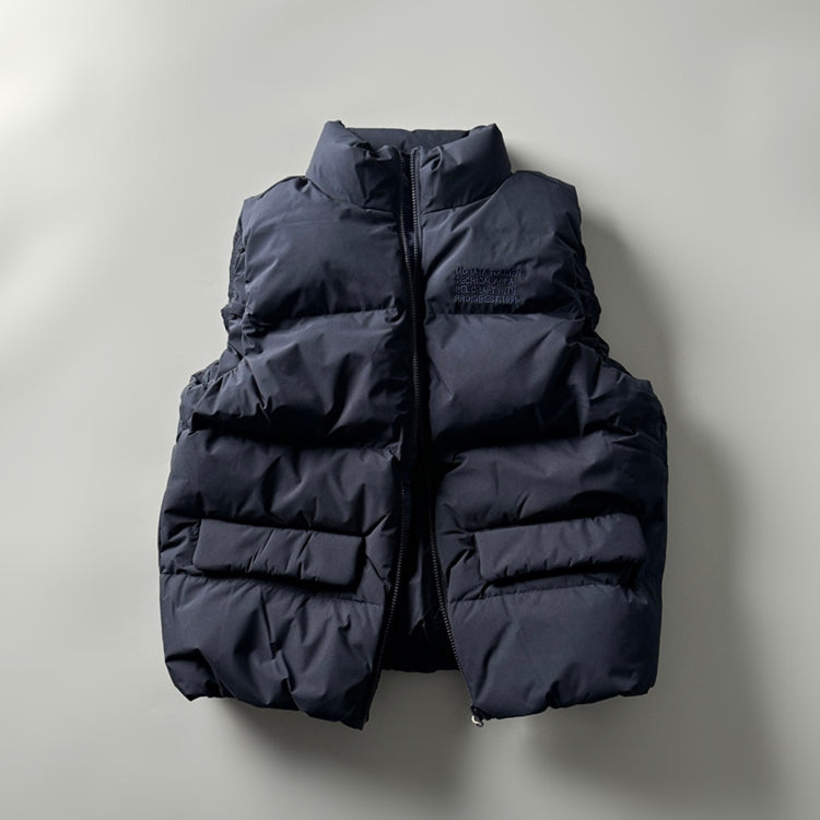 90% White Duck Down Mountain Vest - Fluffy Warm Outdoor Puffer (Unisex)