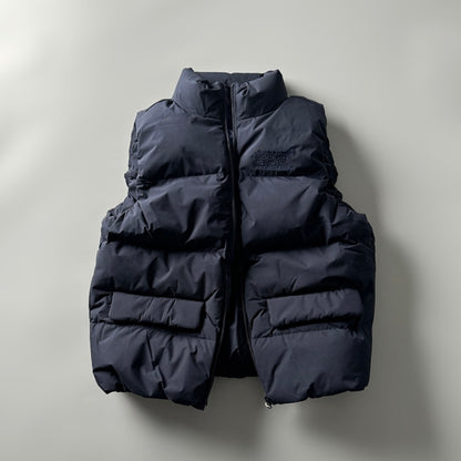 90% White Duck Down Mountain Vest - Fluffy Warm Outdoor Puffer (Unisex)