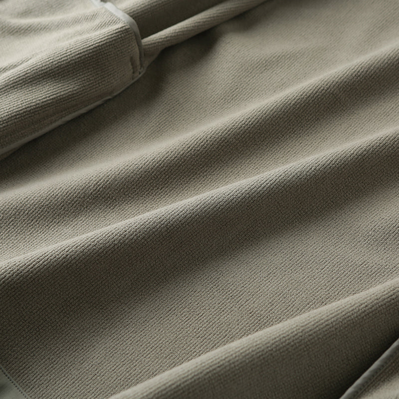 Men's Plus Size European American Style Soft Shell Jacket - Autumn Winter Windproof Waterproof Fleece Coat