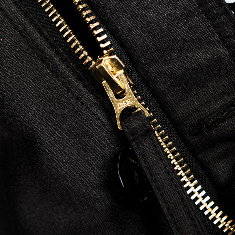 Heavy Wool Hooded Deck Parka – Long Padded Military-Style Jacket