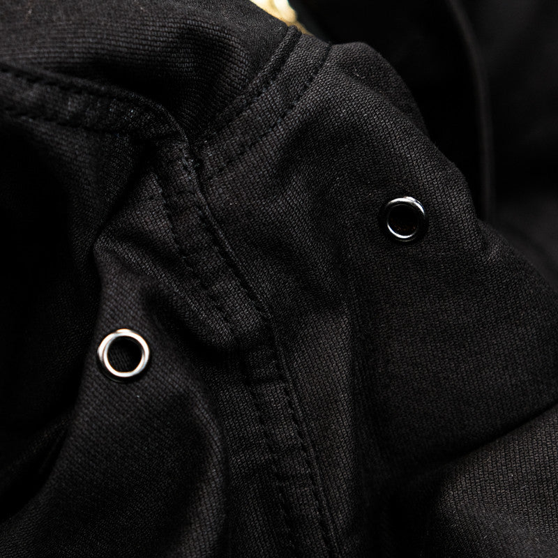 Heavy Wool Hooded Deck Parka – Long Padded Military-Style Jacket