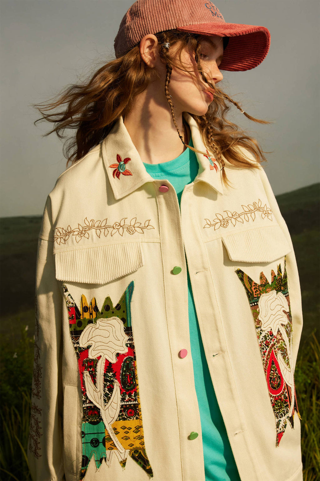 Unisex Kapital Vintage Ethnic Embroidered Jacket – Japanese Niche Design High Street Couple Outerwear