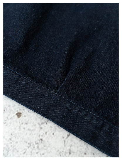 Single Pocket Short Denim Jacket – Loose Unisex Casual Streetwear