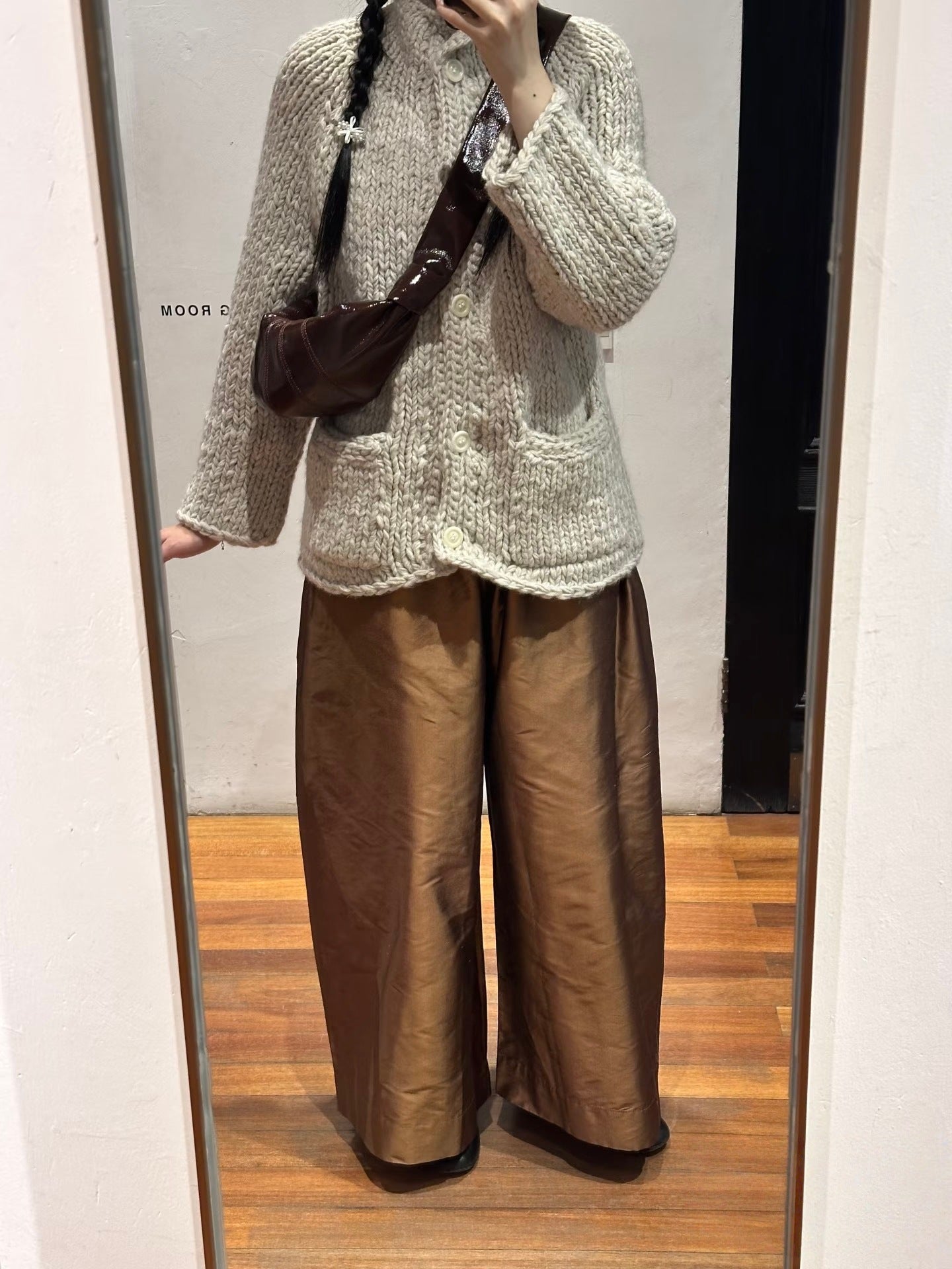 Hand-Woven Korean Designer Cardigan Jacket – Instant Delivery 2025 “C-asey” Old-Money Style (Unisex)