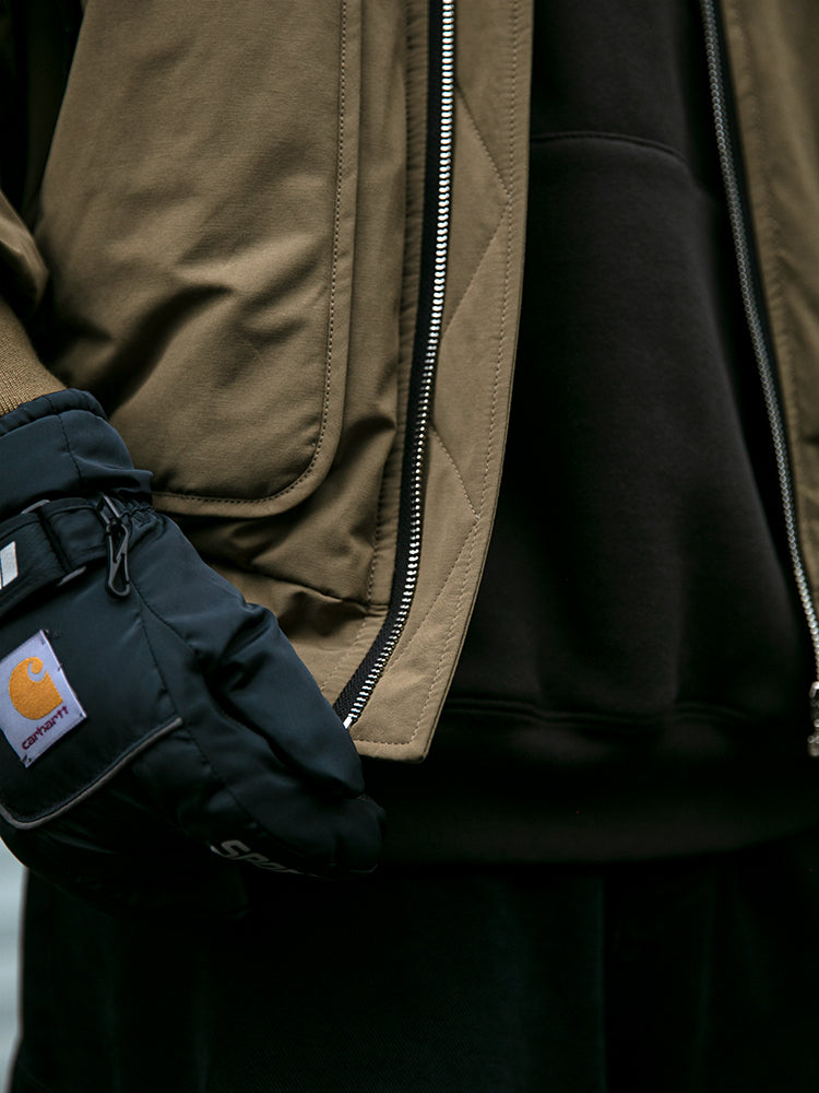 Men's American Trendy Flight Jacket - 90% White Duck Down Warm Workwear Coat