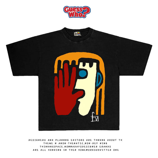 All-Nature Artist Abstract Tee – Unisex Short-Sleeve Hip-Hop High Street Fashion