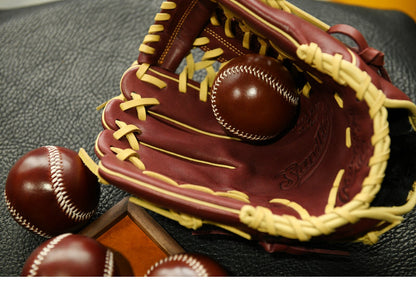 Handmade Vegetable-Tanned Cowhide Baseball – Artisan Leather Collectible
