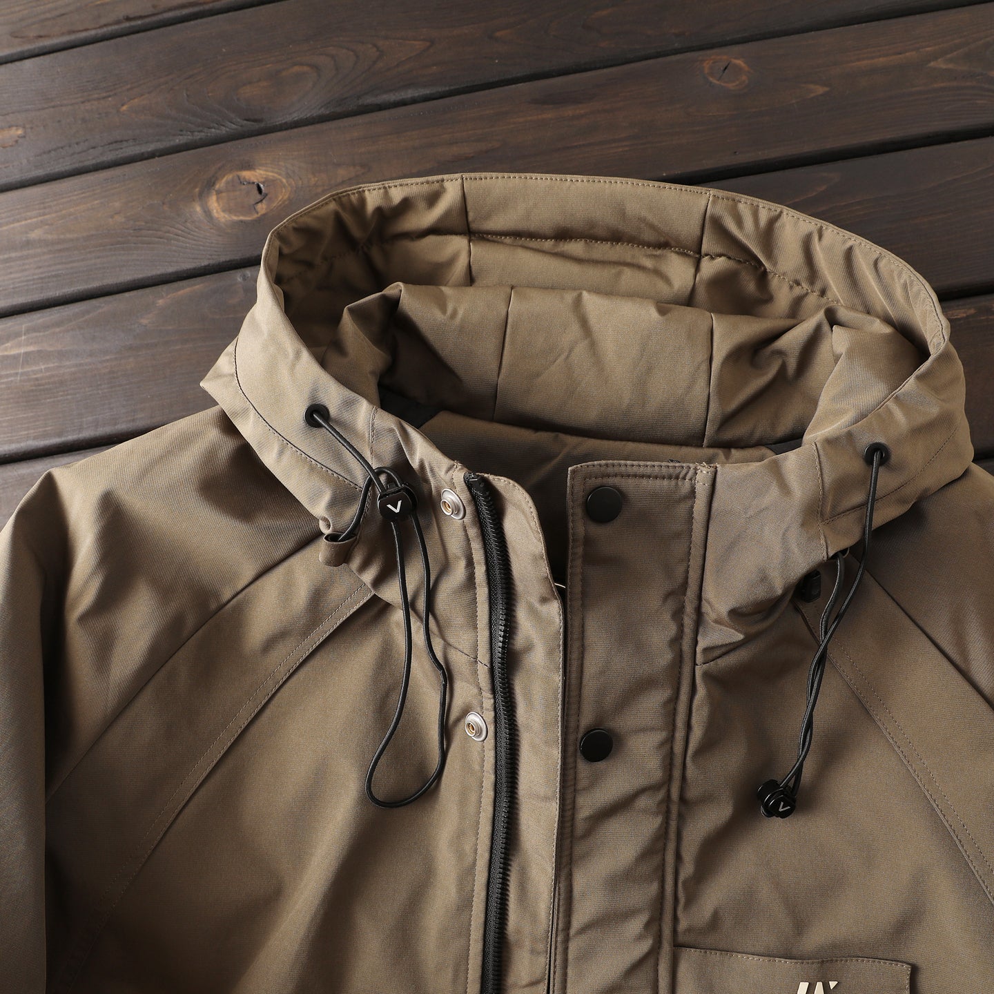 Men's Plus Size Cold-Resistant Hooded Cotton Jacket - Winter Thickened Windproof Warm Export Overstock Workwear Coat