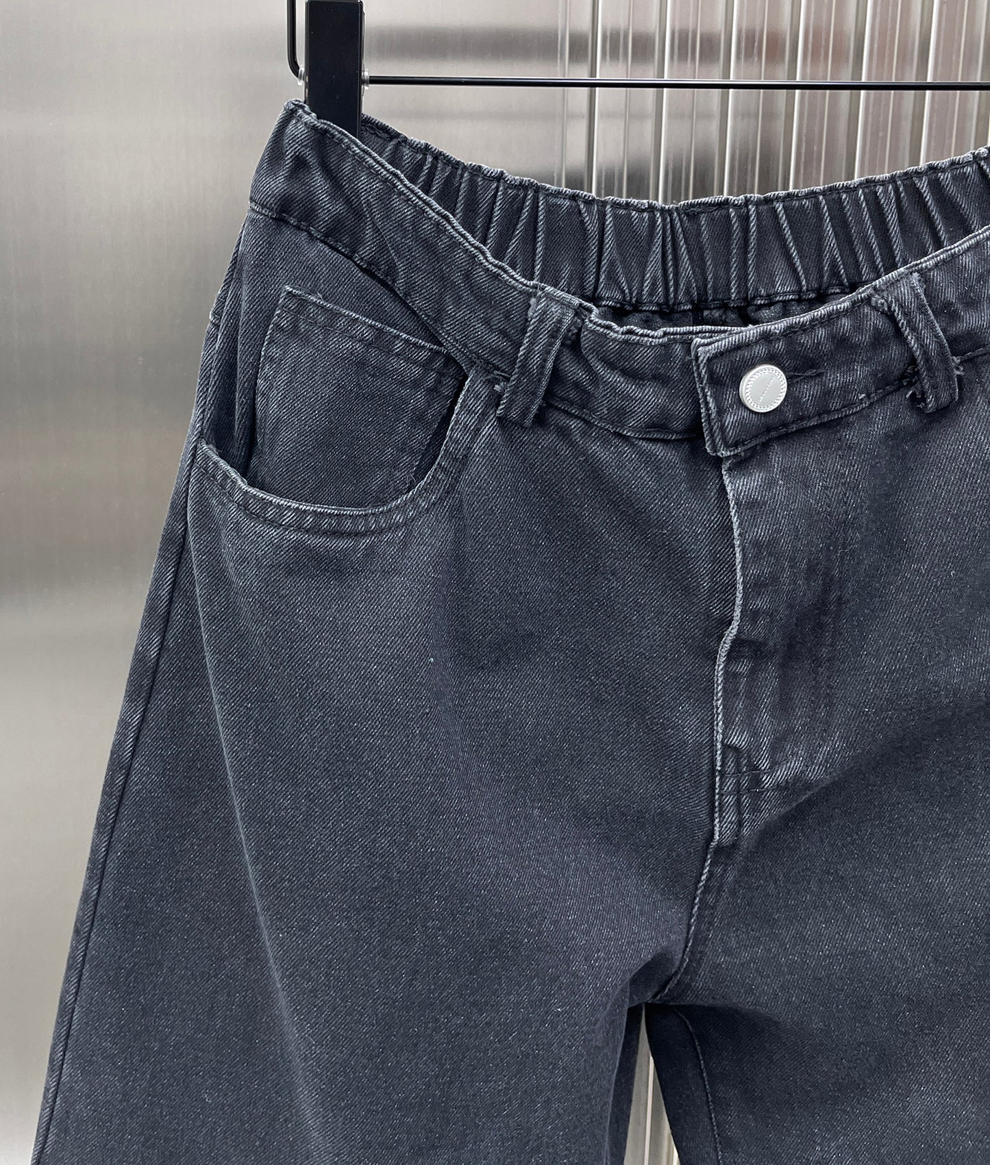 Men's 2025 Spring Japanese Retro Gradient Washed Jeans - Street Style Patchwork Straight Pants