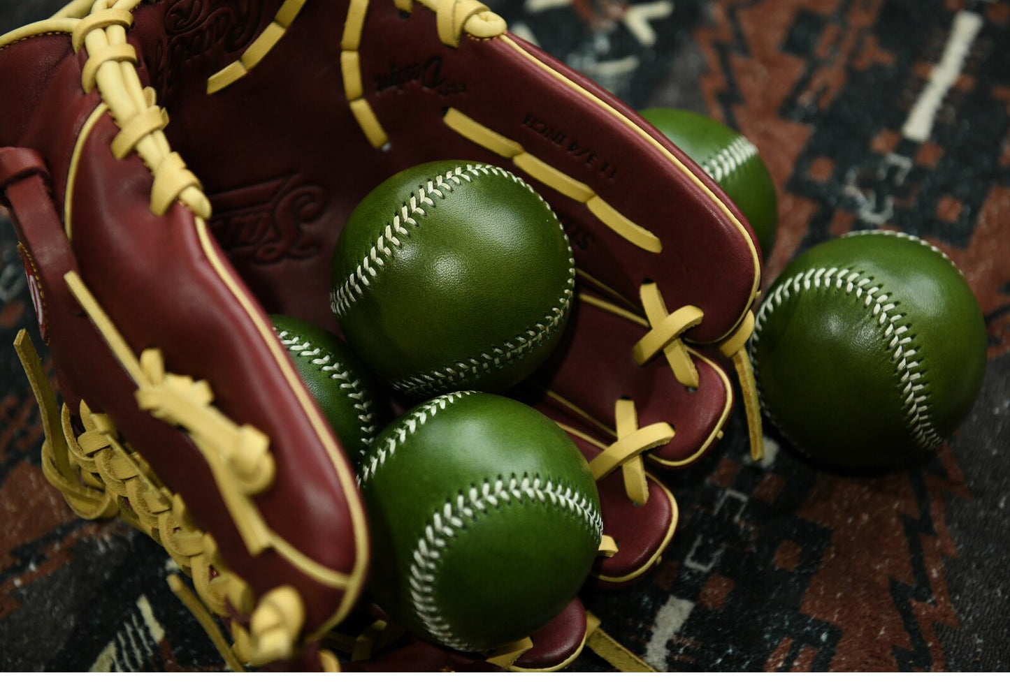 Handmade Vegetable-Tanned Cowhide Baseball – Artisan Leather Collectible