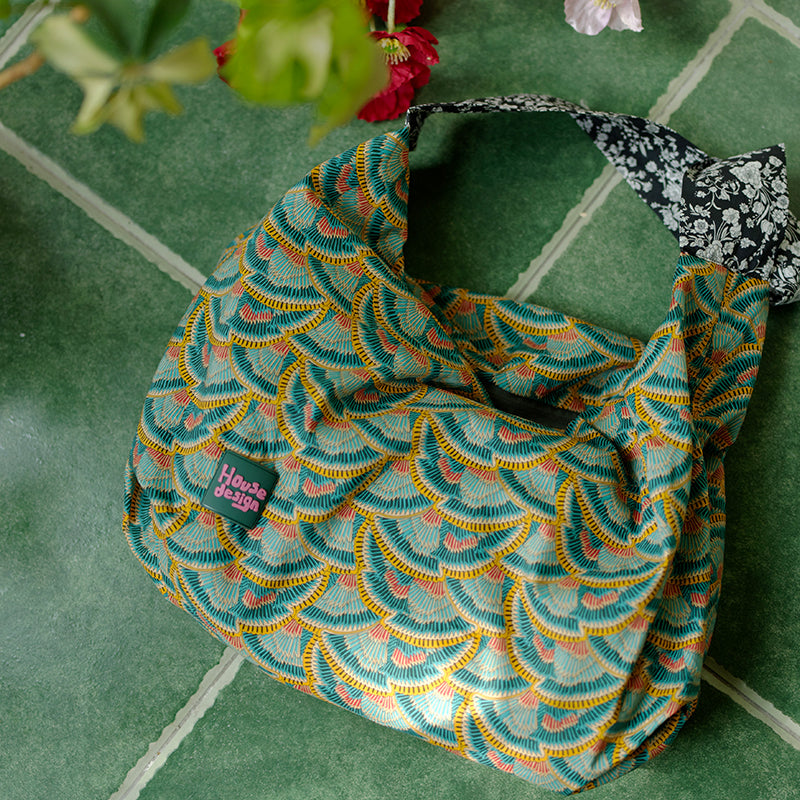 Original Spring Summer New Print Large Capacity Retro Shoulder Bag Fashion Crossbody Lightweight Tote Bag