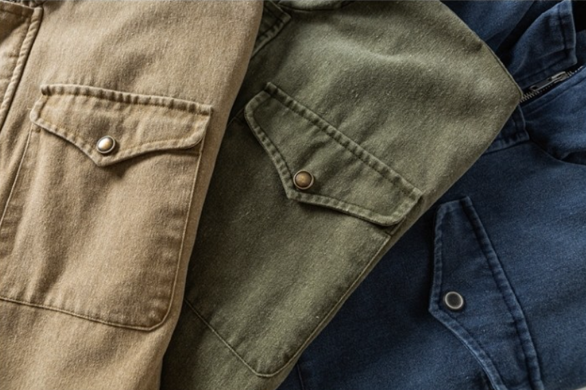 Japanese Workwear Multi-Pocket Stand Collar Jacket – Loose Oversized Men's Coat