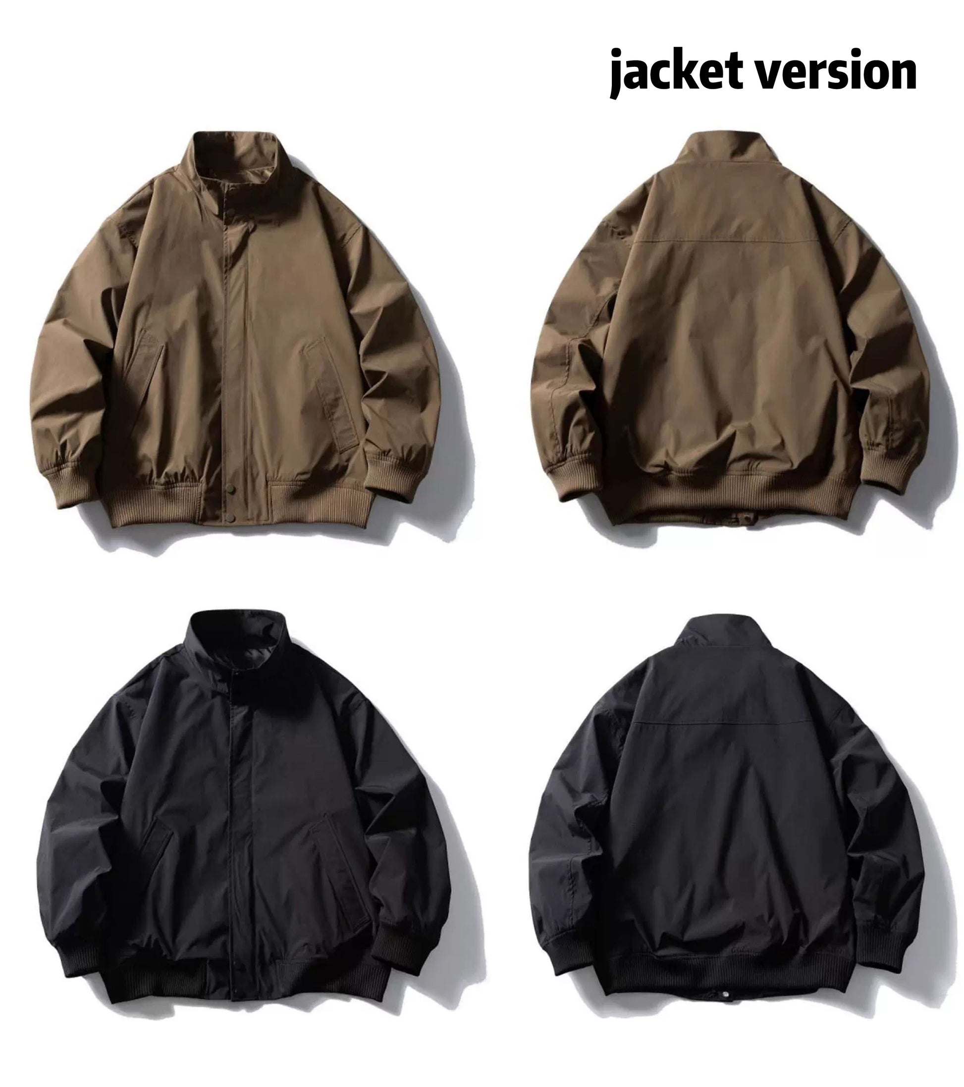 Autumn and winter American flying Harrington jacket men's stand-up collar baseball couple khaki cleanfit padded jacket | Japanese vintage | yamalin clothes | Yamalinclothes