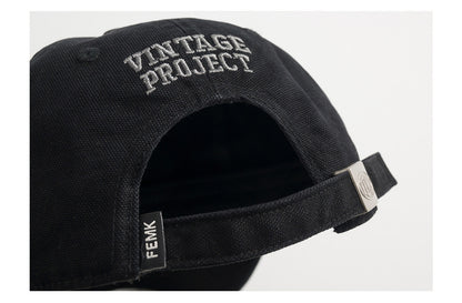 American Vintage Contrast Embroidered Baseball Cap – Washed Unisex – cap | japanese streetwear | vintage workwear | unisex | Yamalinclothes