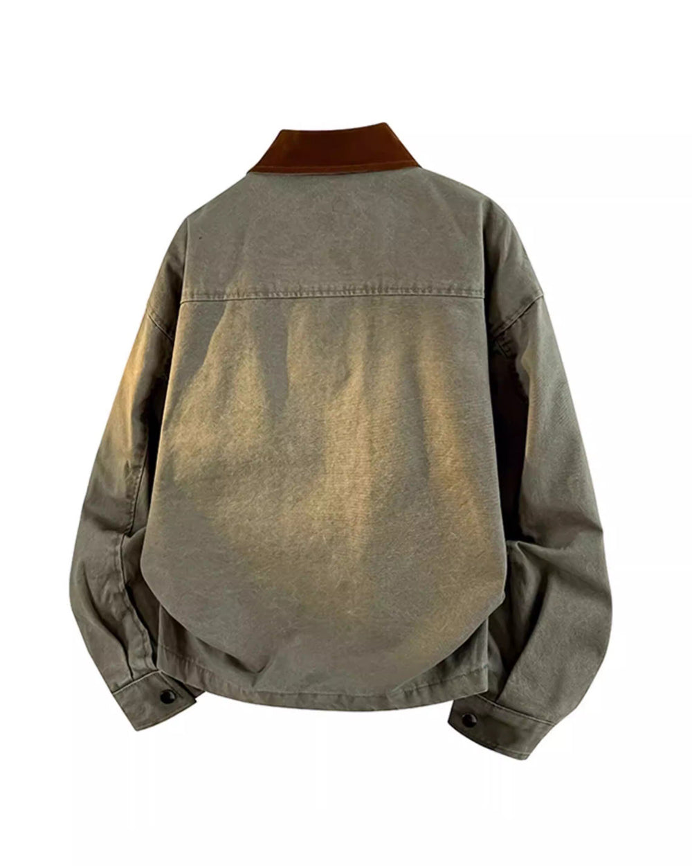 American Lapel Cargo Baseball Jacket – Loose Unisex Plus Size S–8XL