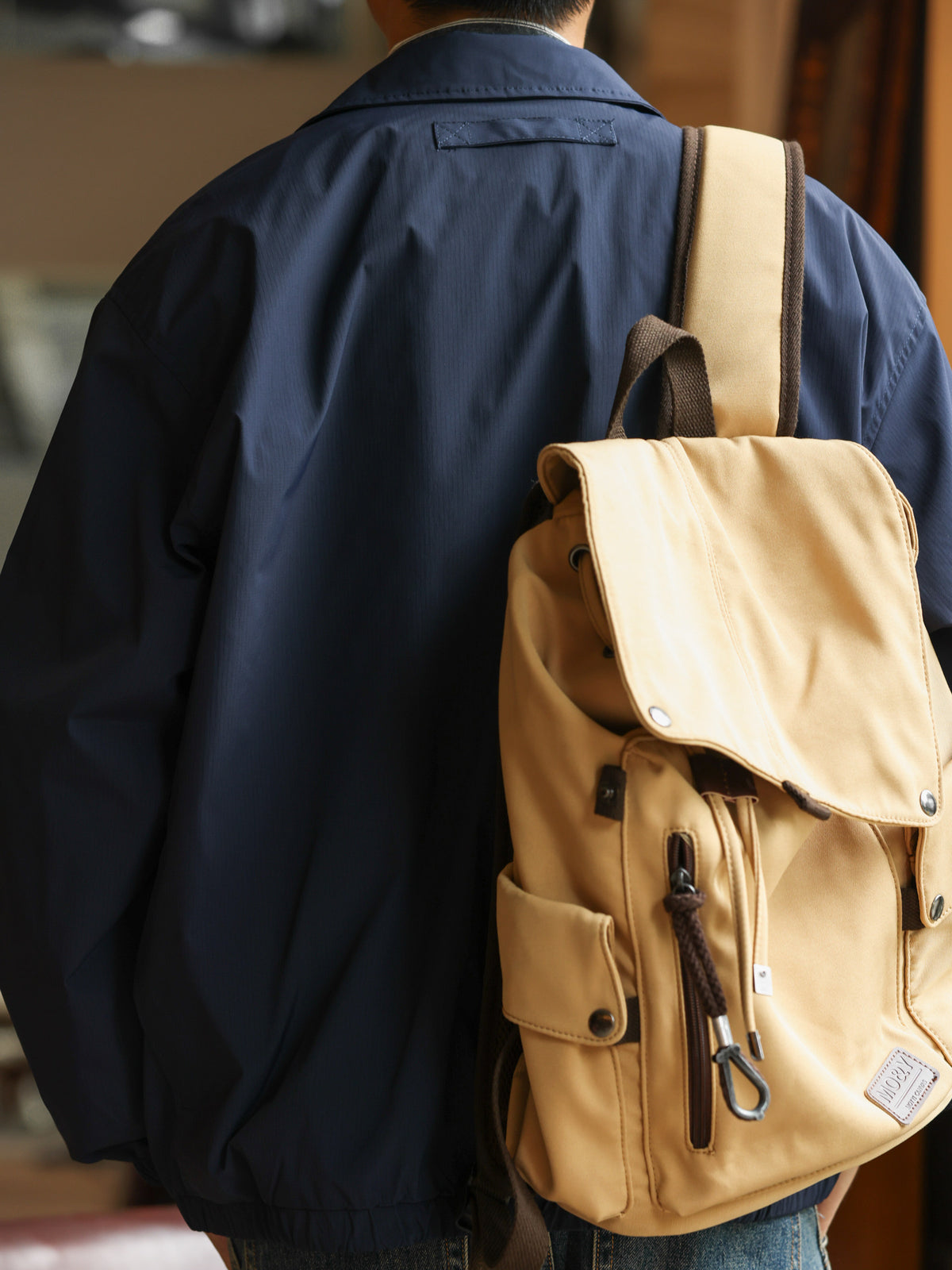 Coach Jacket – Snap Front & Drawstring Hem | Yamalinclothes