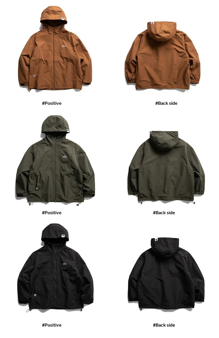 Waterproof Hooded Outdoor Workwear Jacket – Mountain Oversized Unisex