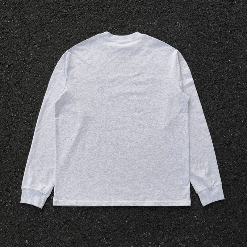Clearance money! Decadent style light subculture visual American retro patchwork long-sleeved T-shirt high-end top – Japanese vintage | yamalin clothes | Yamalinclothes
