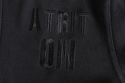 Heavy Knit Embroidered Button Baseball Jacket – American Vintage Workwear Unisex – Coats Jackets | japanese streetwear | vintage workwear | unisex | Yamalinclothes