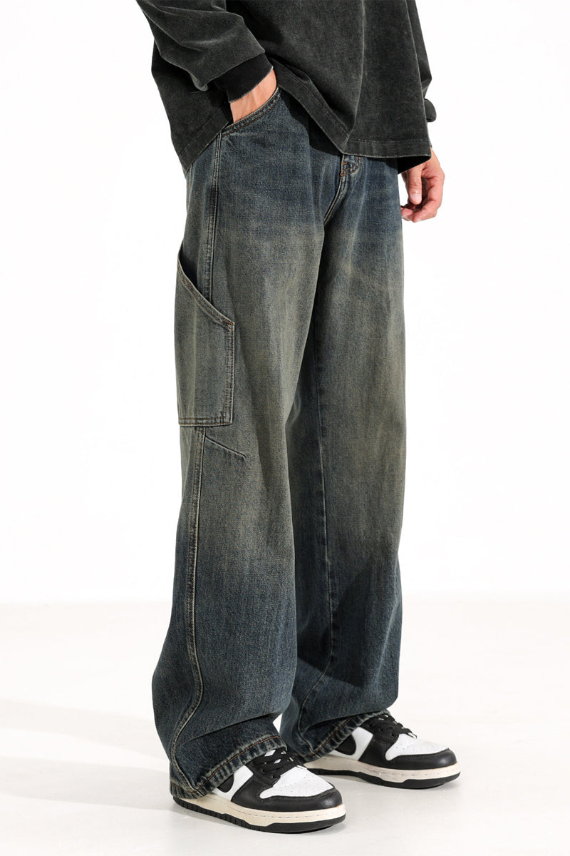 Cargo Jeans – Vintage Wash & Wide Leg | Yamalinclothes