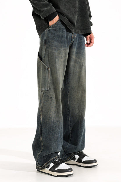 Cargo Jeans – Vintage Wash & Wide Leg | Yamalinclothes