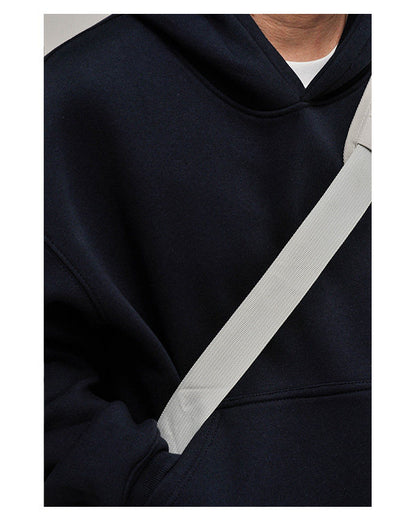 Oversized Short Wide Hoodie - Big Cropped Sweater (Unisex)