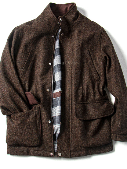 Wool Blend Safari Jacket – Drawstring Waist | Yamalinclothes