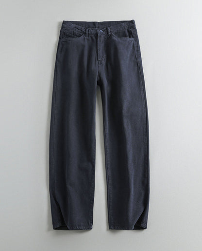 370G Heavyweight Washed Straight-Leg Pants – Japanese Loose Unisex – Pants | japanese streetwear | vintage workwear | unisex | Yamalinclothes